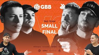 KOTCHA vs 16BITZEE  Grand Beatbox Battle 2019  Tag Team Small Final  REACTION [upl. by Renault]