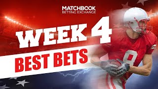 NFL WEEK 4 Best Bets [upl. by Elynad960]