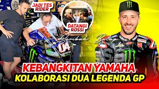 DUA LEGENDA BERSATU🔥 KOLABORASI ANDREA DOVIZIOSO DAN VALENTINO ROSSI  YAMAHA TELAH KEMBALI BANGKIT [upl. by Hocker]