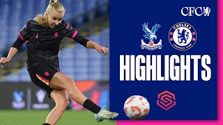 7 GOALS in the WSL  Crystal Palace Women 07 Chelsea Women  HIGHLIGHTS  WSL 2425 [upl. by Adieno523]