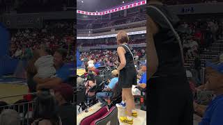 Jinky Thompson OOTD on watching PBA Barangay Ginebra vs Meralco [upl. by Gorrian]