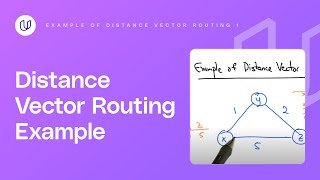 Example of Distance Vector Routing 1  Georgia Tech  Network Implementation [upl. by Seugirdor]