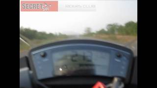 2010 Kawasaki Ninja 650R Top Speed 220 kmhr [upl. by Sherrer]