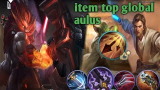 New build aulus and emblem top globalMembuat musuh auto kualahan MOBILE LEGENDS INDONESIA [upl. by Idnahr]