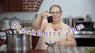 Canning Blackberry Jam joyfulpantry homemade homecanning [upl. by Ennairod]