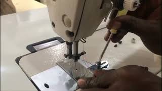 How to use industrial buttonhole foot [upl. by Eelac]