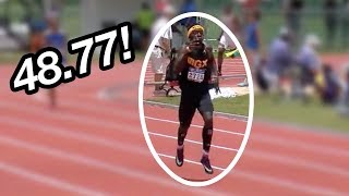 13YearOld Drops 48 Second 400m [upl. by Sisi]