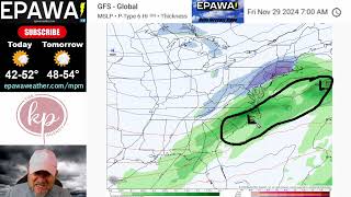 Saturday November 23rd 2024 video forecast [upl. by Thalassa]