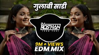 Gulabi Sadi  Edm Mix  Dj Niklya Sn amp Dj Roshan Pune  Its Roshya Style [upl. by Neellok]