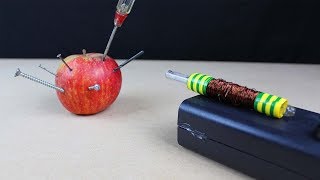 how to make a simple magnetic gun [upl. by Kulda]