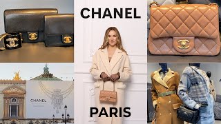 PARIS CHANEL 20242025 new winter bags shoes collection  VALENTINO Max Mara [upl. by Jevon]