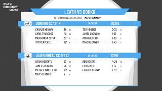 Leatherhead CC 1st XI v Dorking CC 1st XI [upl. by Lindblad]