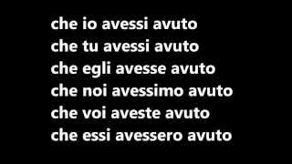 LEZIONI DI ITALIANO Coniugazione completa verbo avere [upl. by Eissej]