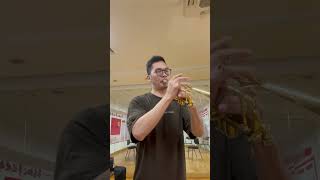 Ravel “Piano Concerto in G Major solo from 2–3” – Trumpet in C trumpetsolo practice [upl. by Deborath]