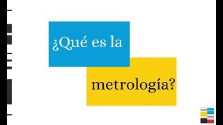 ¿Qué es la metrología [upl. by Hsiri]