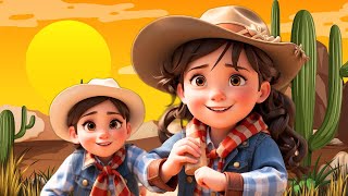 Cowboys and Cowgirls Song  Songs for Kids  Country Songs [upl. by Pincas]