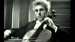 Paul Tortelier plays Bachmp4 [upl. by Nairde]