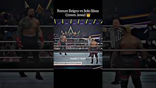 Roman Reigns VS Solo Sikoa Crown Jewel WWE  romanreings vs solosikoa amp crownjewel shorts wwe [upl. by Snodgrass970]