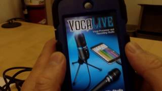 Vocalive Tutorial how to monitor audio while recording iPhone video [upl. by Ninette]