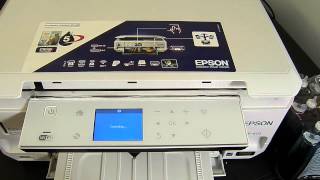 Epson XP600 XP 605 ciss continuous ink system install video [upl. by Ycat]