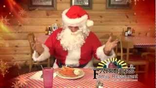 Farmers Family Restaurant Santa Claus Commercial [upl. by Ahcirt]