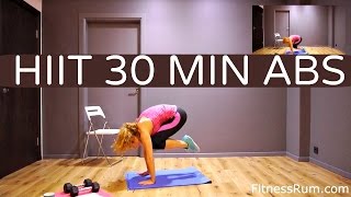 RU29 30 Minute HIIT Workout Best Abs and Cardio Exercises At Home Level 3 [upl. by Acisej458]