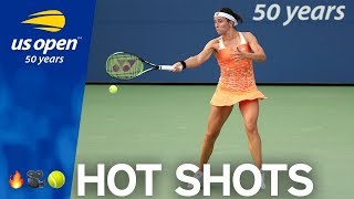 Hot Shot Anastasija Sevastova Dropshot vs Donna Vekić [upl. by Llenart]