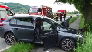 Unfall B Zwingenberg  Bickenbach 31052013 [upl. by Nylkcaj]