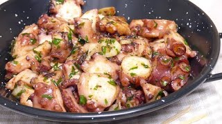 PULPO AL AJILLO – LA RECETA MÁS FÁCIL [upl. by Sheryl]