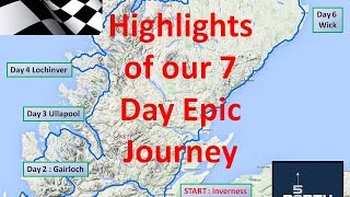 NC 500 Scotland  Highlights from our 7 day trip April 2016 [upl. by Ahsitul]