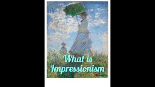 Impressionism part1 what is impressionism Anjum tehzeeb Malik [upl. by Idnyl572]