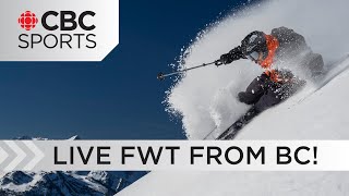 Freeride World Tour from Kicking Horse Golden BC  Ski amp Snowboard  Feb 2 Live  CBC Sports [upl. by Treulich]