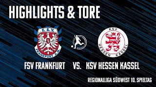 Highlights FSV Frankfurt vs Hessen Kassel [upl. by Clippard]