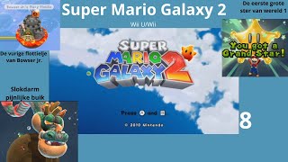 New Super mario galaxy 2 deel 8 De vurige flottielje van Bowser Jr [upl. by Rosette867]