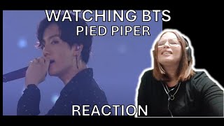 KPOP NEWBIE watching BTS Pied Piper LIVE performance [upl. by Paten]