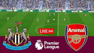 LIVE Newcastle United vs Arsenal Premier League 2425 Full Match  Video Game Simulation [upl. by Sherborne]