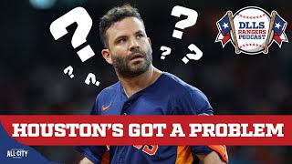 The Houston Astros have a PROBLEM  DLLS Rangers Podcast [upl. by Nivra545]