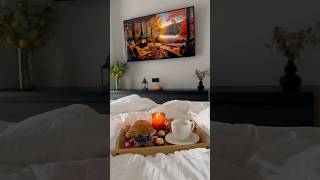 A warm tea in bed on an autumn dayaesthetic autumn tea love short music [upl. by Heriberto11]