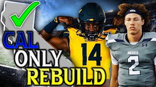 Can You Win a National Championship Recruiting ONLY In California  NCAA 14 Rebuild [upl. by Anniahs562]