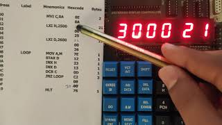 block transfer using 8085 microprocessor kit [upl. by Haniraz]