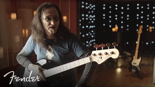 Rushs Geddy Lee on his Fender USA Geddy Lee Jazz Bass  Fender [upl. by Groos742]