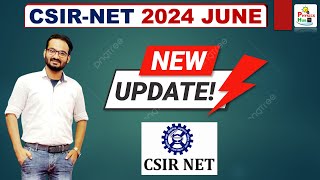 CSIRNET 2024 June Examination New Update physicshub [upl. by Greenwell]