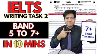 IELTS Writing Task 2 Essay Writing  From Band 5  7 In 10 Mins Only By Asad Yaqub [upl. by Most]