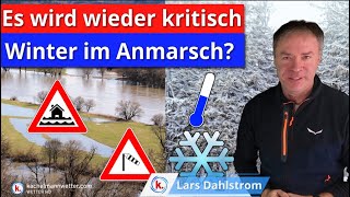 Neue kräftige Regenfälle amp kritische Hochwasserlage  Dann Winter im Anmarsch [upl. by Ycnej]