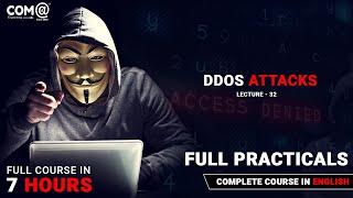 DDoS Attack Explained  How to Perform DOS Attack  Ethical Hacking and Penetration Testing [upl. by Ahtinak239]