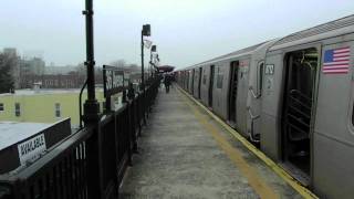 BMT Astoria and Manhattan Bound R160 N Q at 36th Avenue [upl. by Etteniotna]