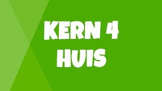 Leren Lezen Eerste Leerjaar  Woorden flitsen  Veilig en Vlot Kern 4  Huis [upl. by Johanna]