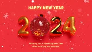 Happy New Year 2024 Whatsapp Status Greetings  No Copyright Download Links In Description [upl. by Airrej]