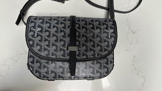 Deep dive into the Goyard Belvedere PM bag  What fits Weight [upl. by Ebony]