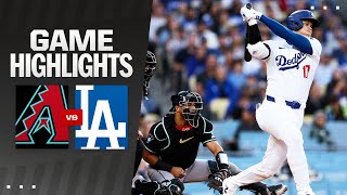 Dbacks vs Dodgers Game Highlights 52224  MLB Highlights [upl. by Beore]